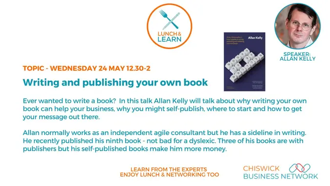 Lunch & Learn - Writing and publishing your own book 1