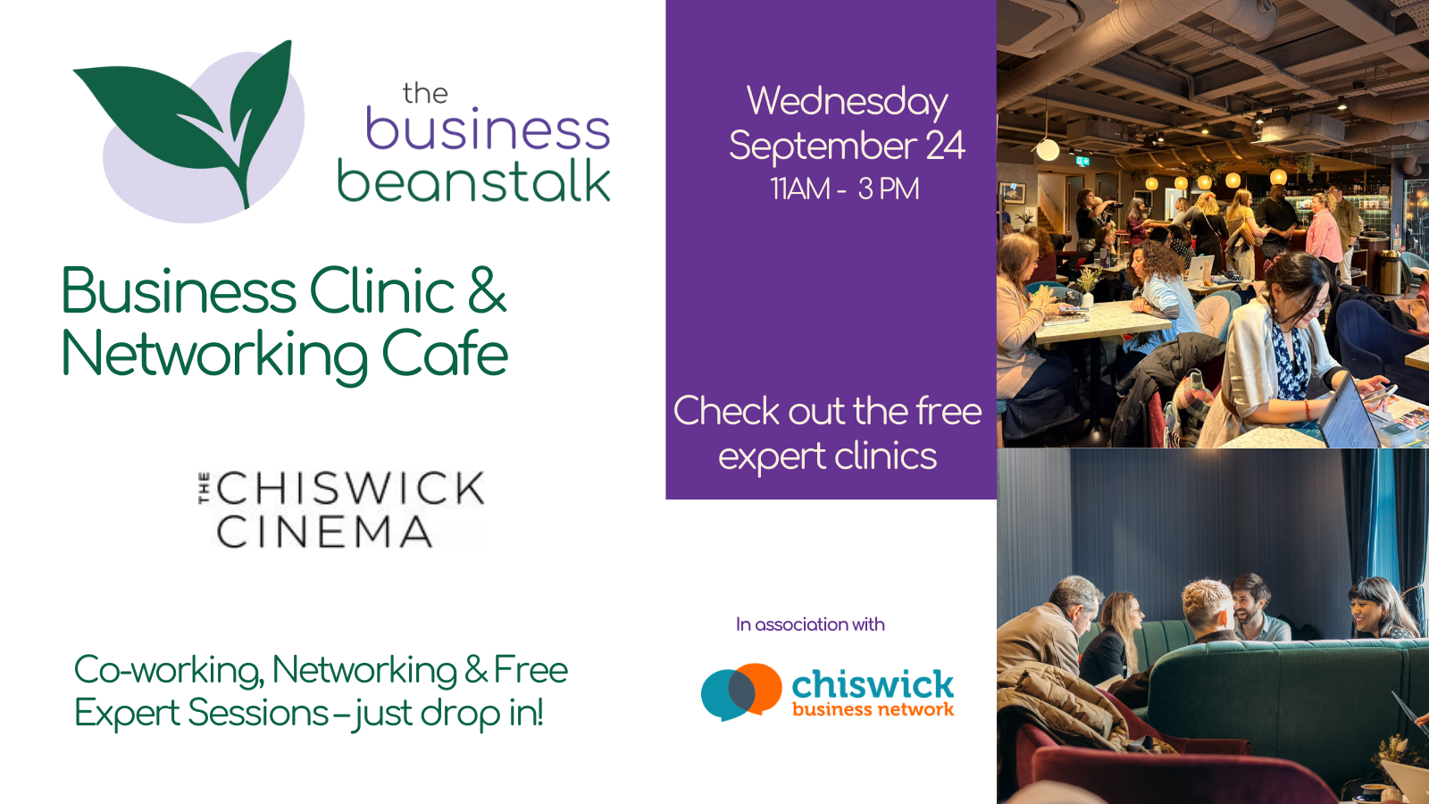Business Clinic & Networking Café – October