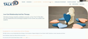 how a therapist can manage their own website