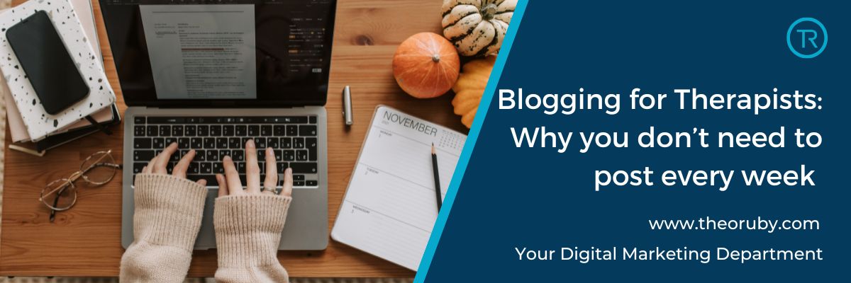 blogging for therapists