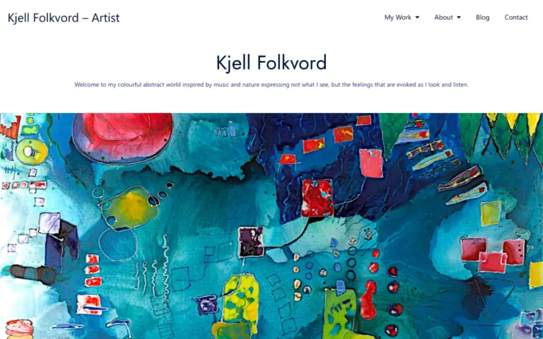 Home page of the Kjell Folkvord website